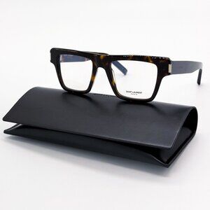 NEW SAINT LAURENT EYEGLASSES SL469 OPT 002 HAVANA WOMEN EYEWEAR SL 469 OPT 002